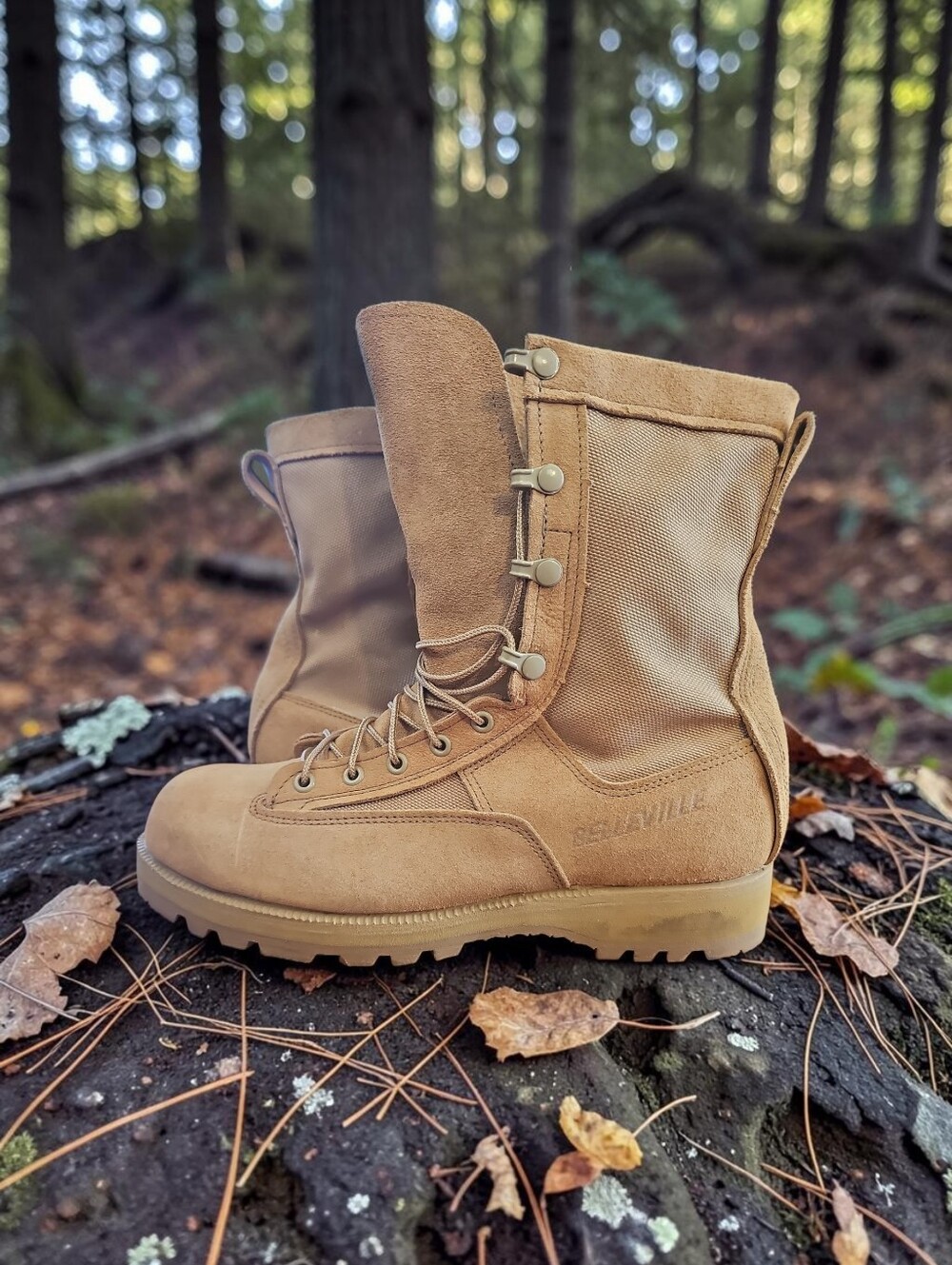 Belleville 790 ST GoreTex Steel Toe Military Combat Flight Work Boots Tan 10.5 R